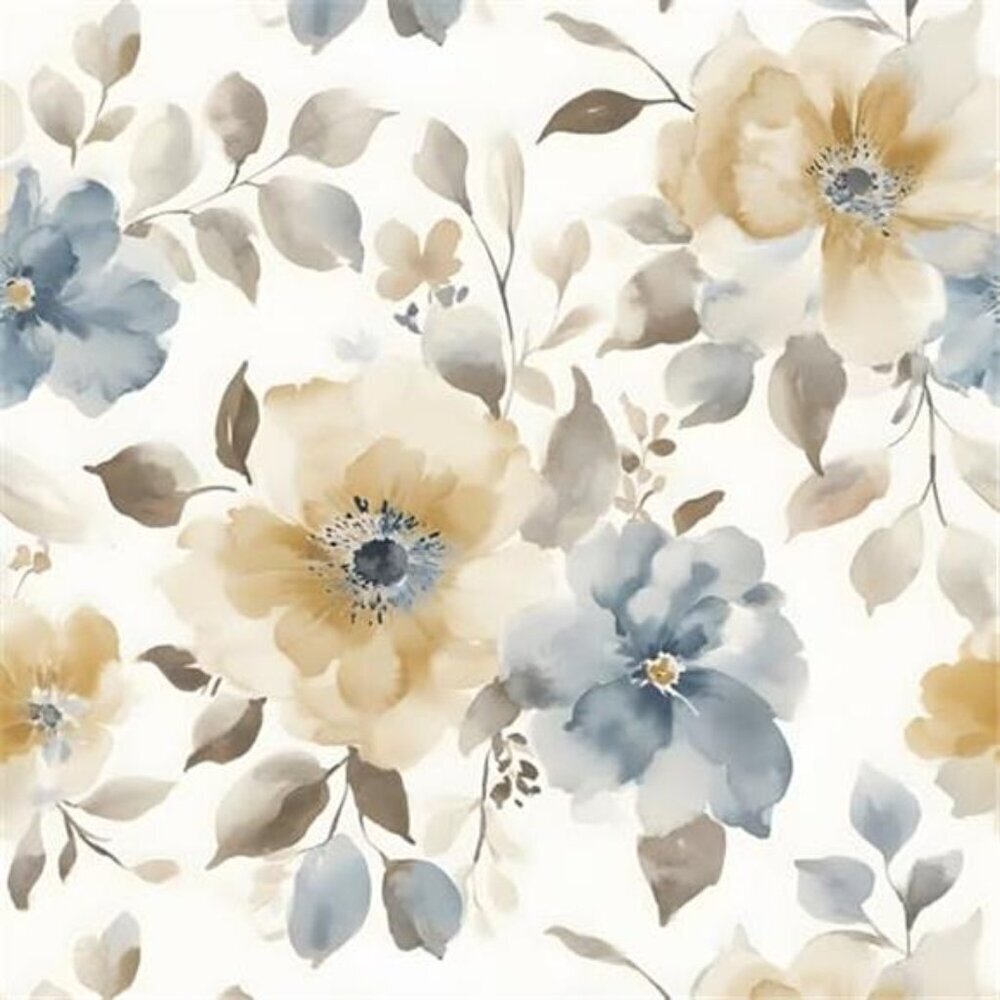 Boho Floral Peel Stick Wallpaper 17.3x78.8 Contact Paper